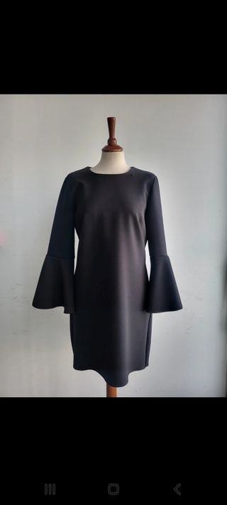 Vestido mangas farol