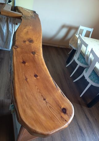 Encimera maciza de Pino rojo