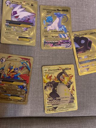 Cartas pokemon de oro 