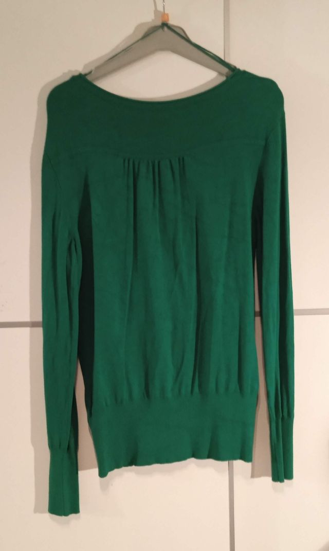 Cárdigan verde talla S