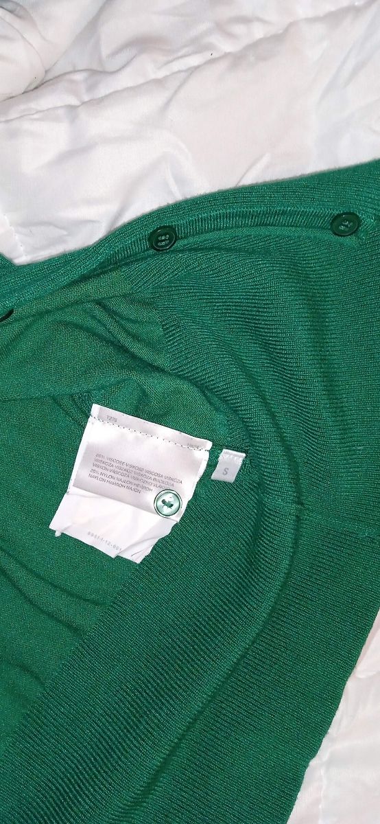 Cárdigan verde talla S
