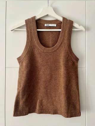 Chaleco lana de Zara S