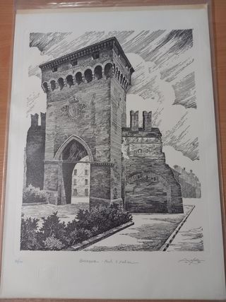 Stampa Bologna porta San Felice