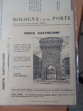 Stampa Bologna porta San Felice
