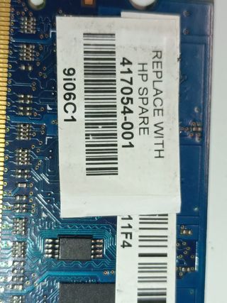 Memoria RAM HP spare 
