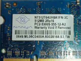 Memoria RAM HP spare 