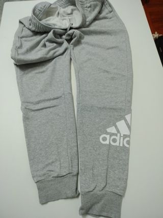 Pantalón chándal chico gris adidas