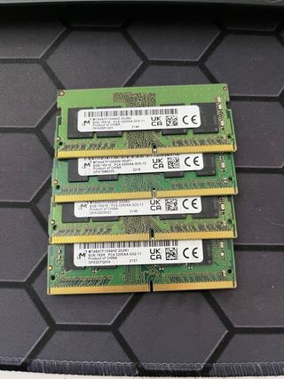 Memorias RAM 8GB DDR4 SODIMM 3200MHz