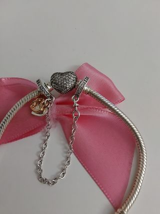Cadena de seguridad en plata S 925.