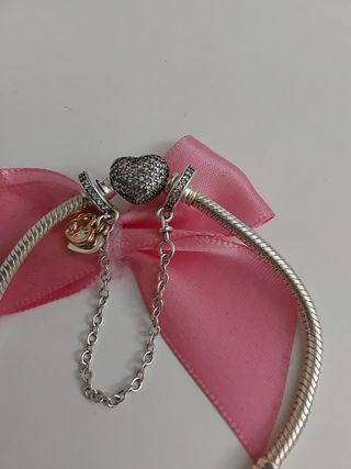 Cadena de seguridad en plata S 925.