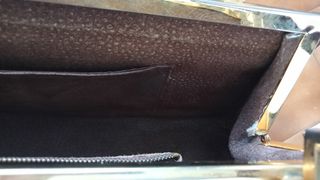 Bolso Piel Cocodrilo Vintage con asa rota, Único 