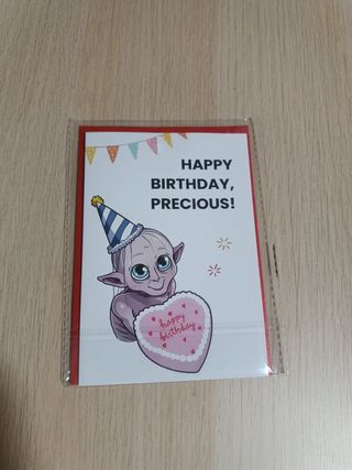 Tarjeta cumpleaños Señor de los anillos