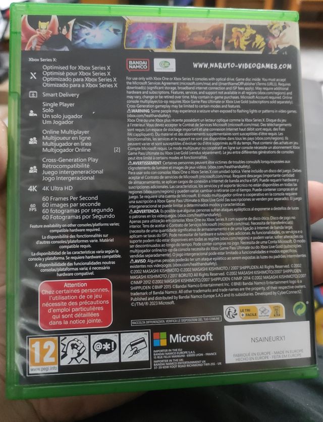 Naruto X Boruto XBOX One y Series X S