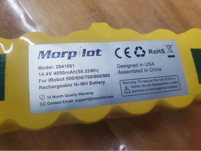 morpilot Batería de Reemplazo 14.4V 4050mAh NiMh
