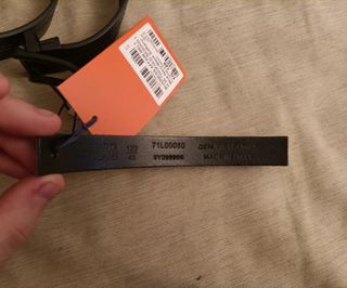 Cintura Trussardi Blue navy black saggiano