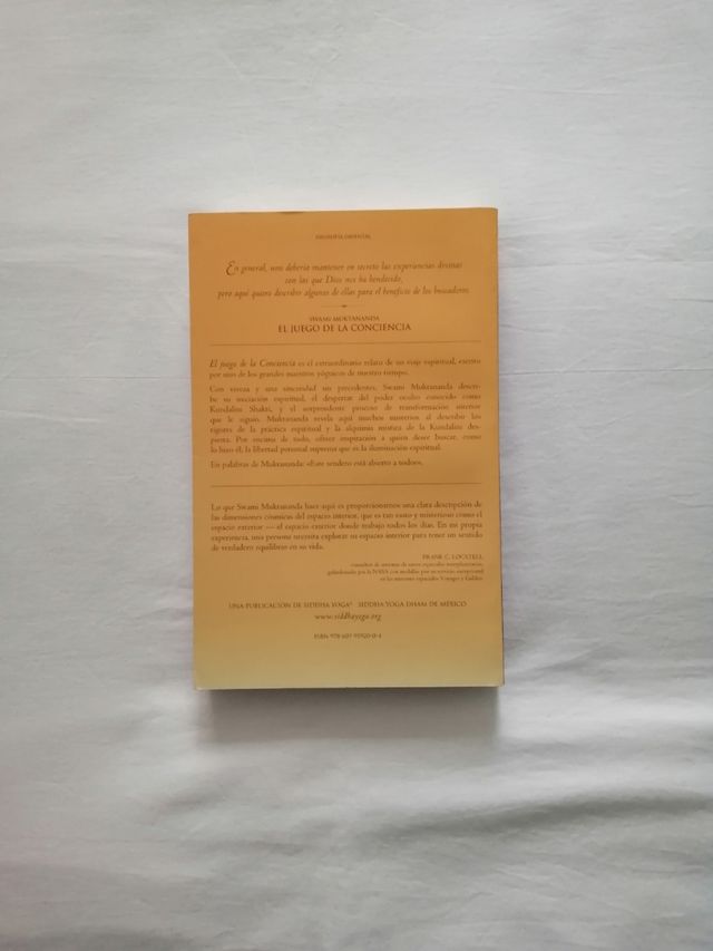 El Juego de la Conciencia.      Swami Muktananda. 