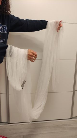 Velo novia de tul