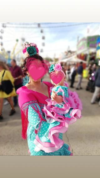 Trajes de flamenca madre e hija 