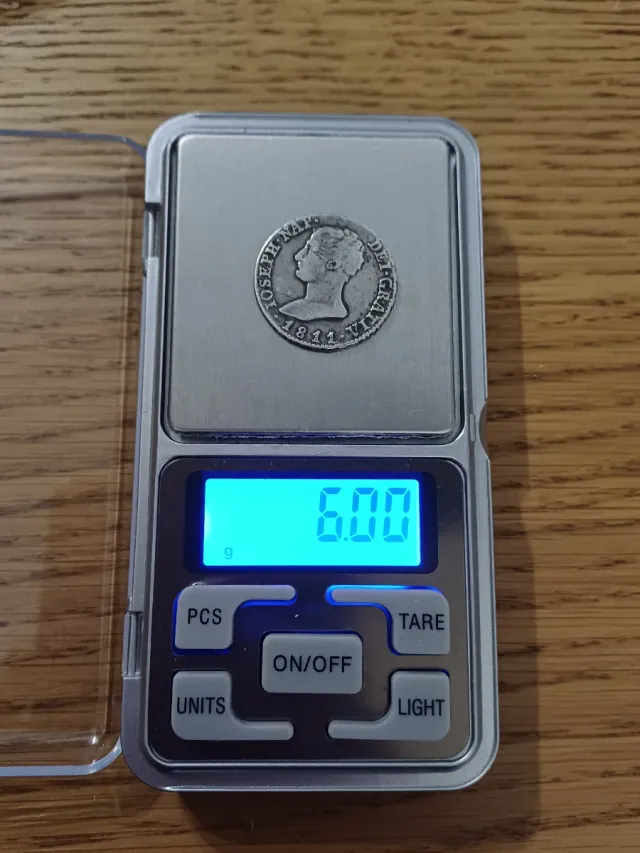 Moneda plata 4 reales Jose Bonaparte