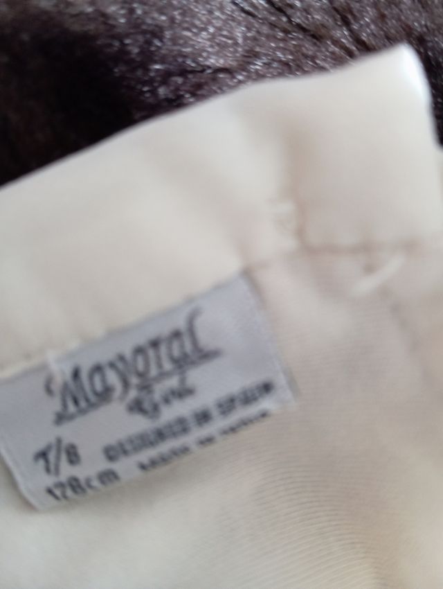 Blusa vestir niña 7-8 años Mayoral beige. Perfecta