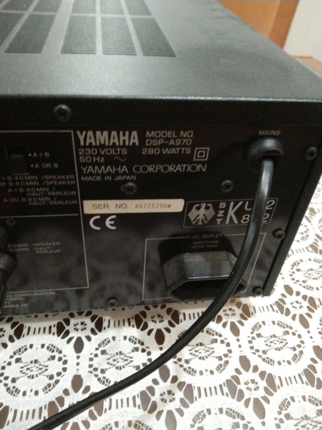 Yamaha DSP A970 amplificador 