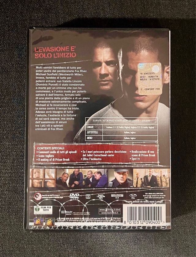 DVD . PRISON BREAK Stagione 1