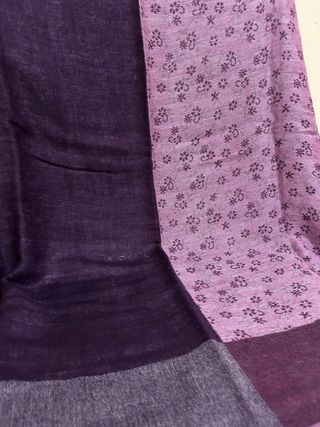 Bufanda tonos rosas y morados