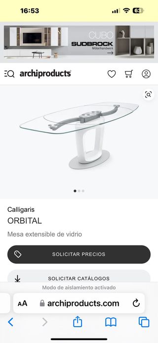 Tavolo Calligaris ORBITAL e sedie