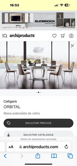 Tavolo Calligaris ORBITAL e sedie