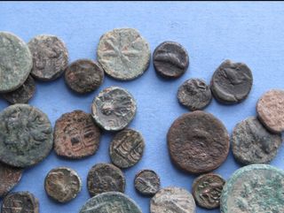 Lote de 25 monedas griegas