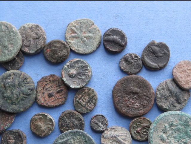 Lote de 25 monedas griegas