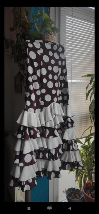 Falda flamenca mujer