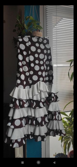 Falda flamenca mujer