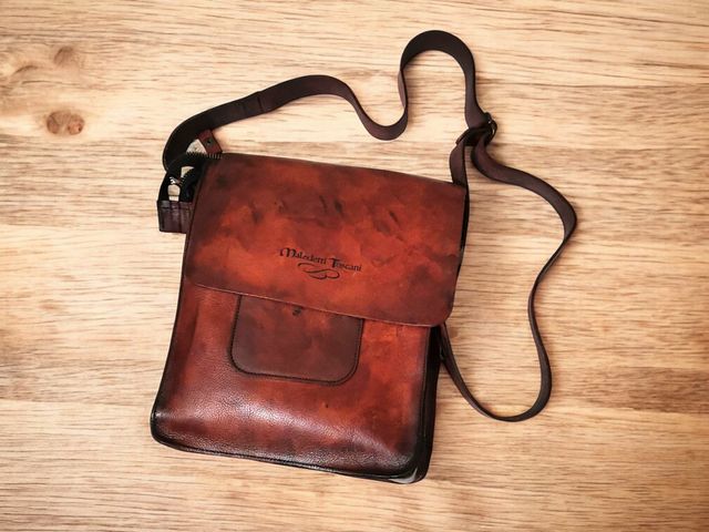 Tracolla in pelle Maledetti Toscani dal 1848