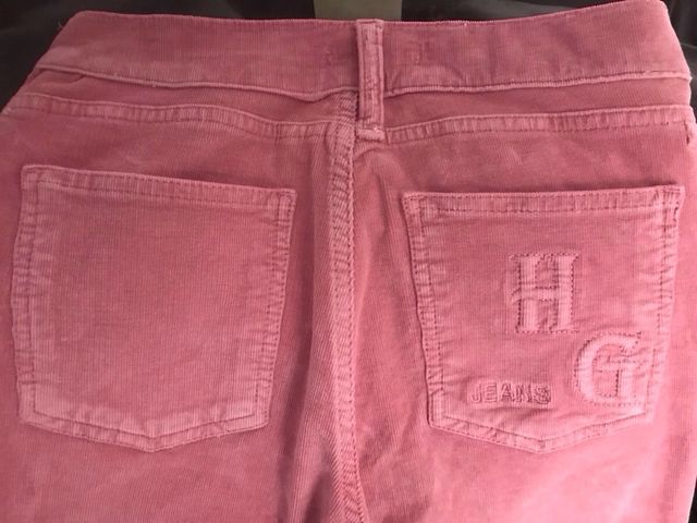 PANTALÓN ROSA DE PANA FINA HERMES GOVANTES