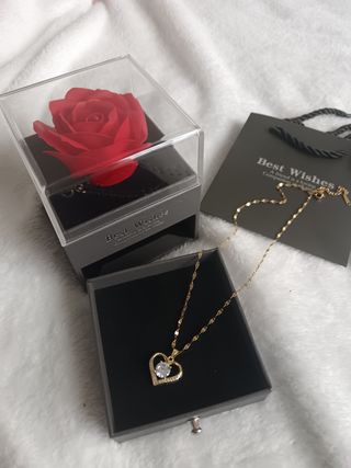 Rosa eterna Joyero mujer regalo madre aniversario 