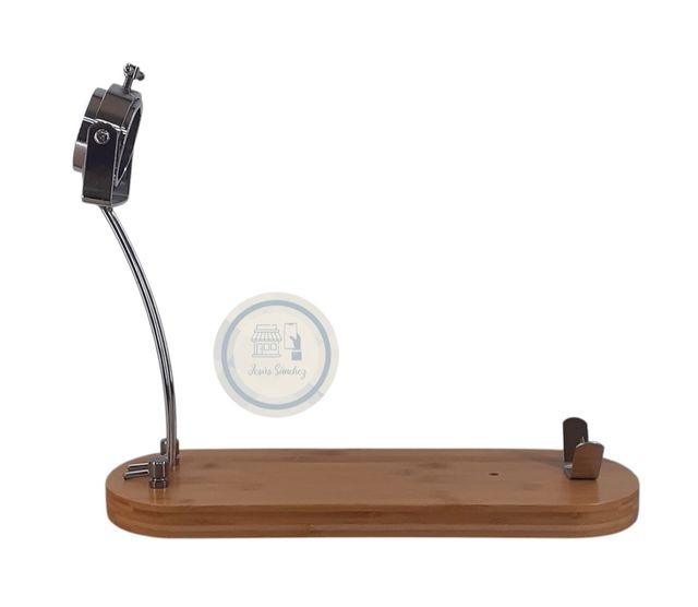 Jamonero madera y acero inox.
