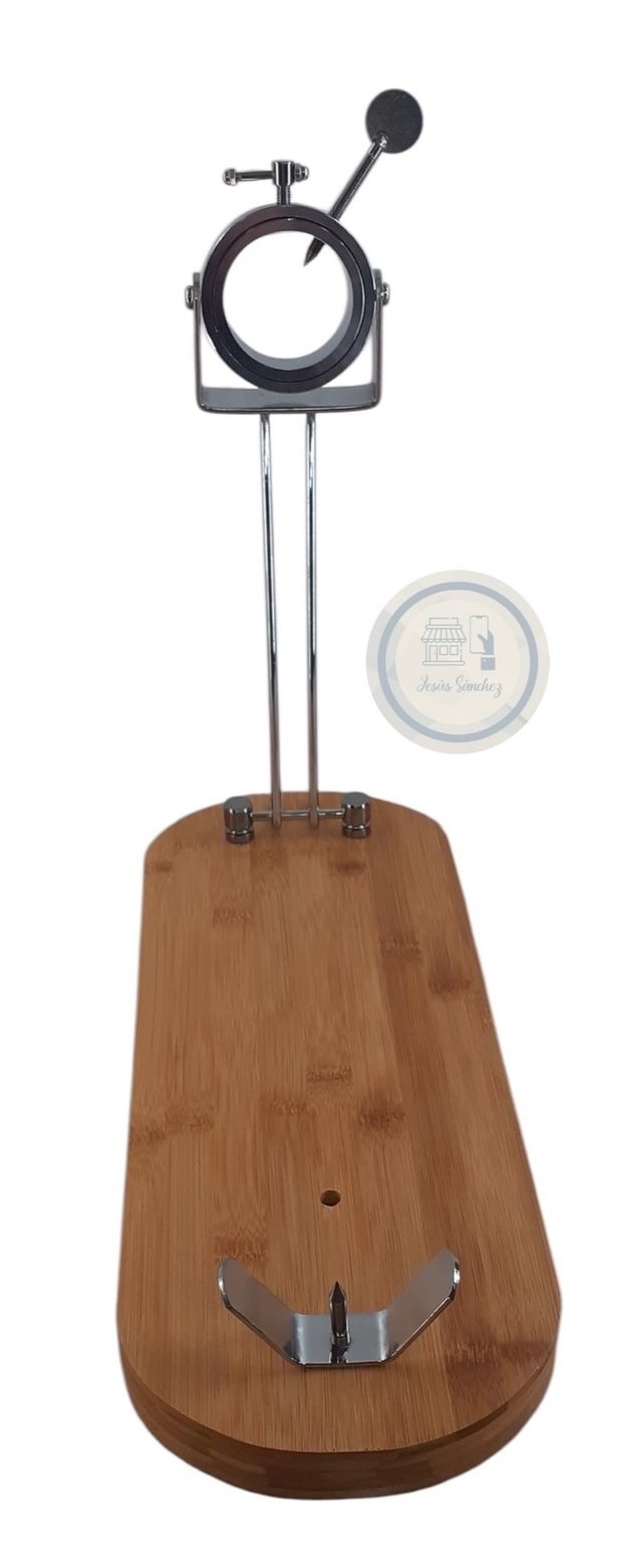 Jamonero madera y acero inox.