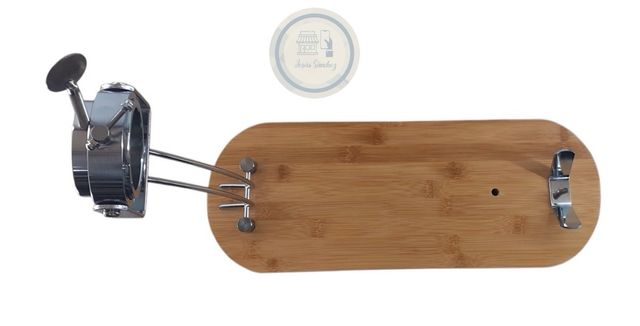 Jamonero madera y acero inox.