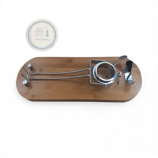 Jamonero madera y acero inox.
