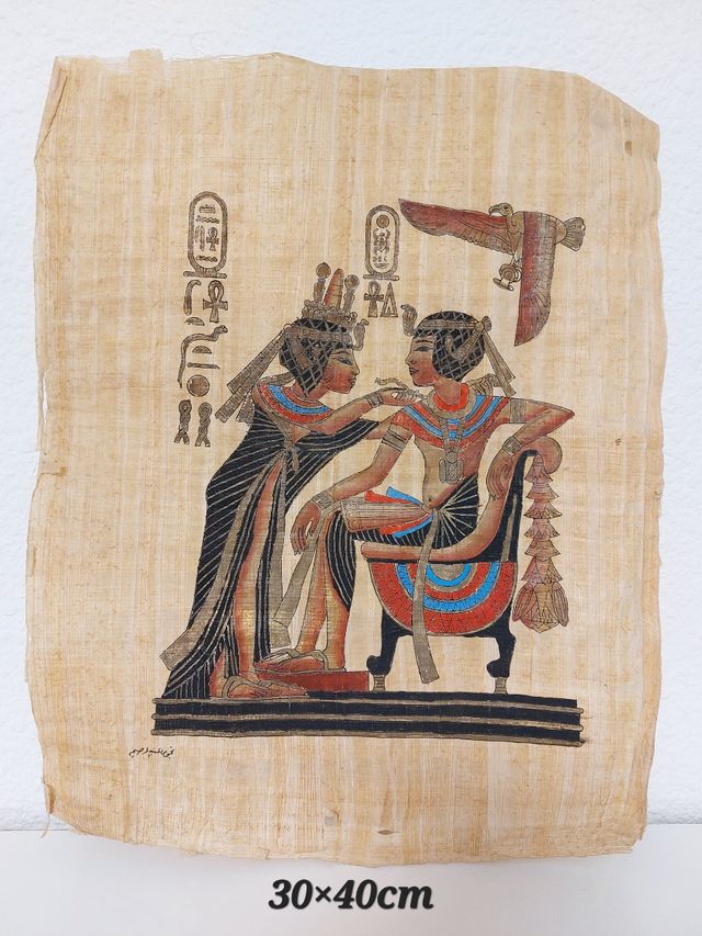 Tres papiros egipcios para enmarcar.