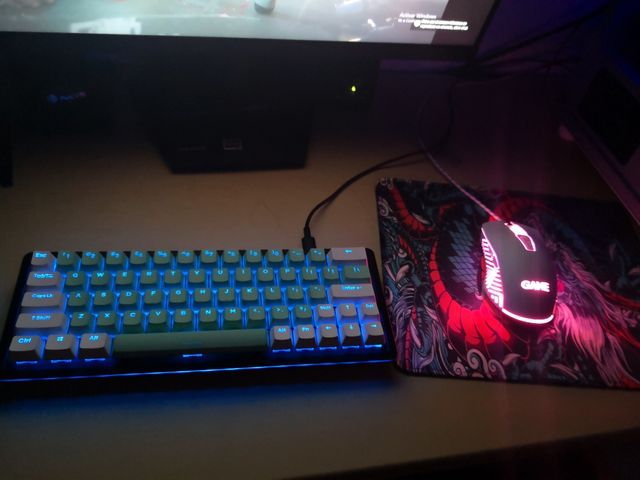 Teclado Everest l Ratón game multicolor