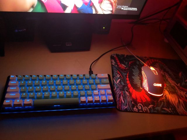 Teclado Everest l Ratón game multicolor