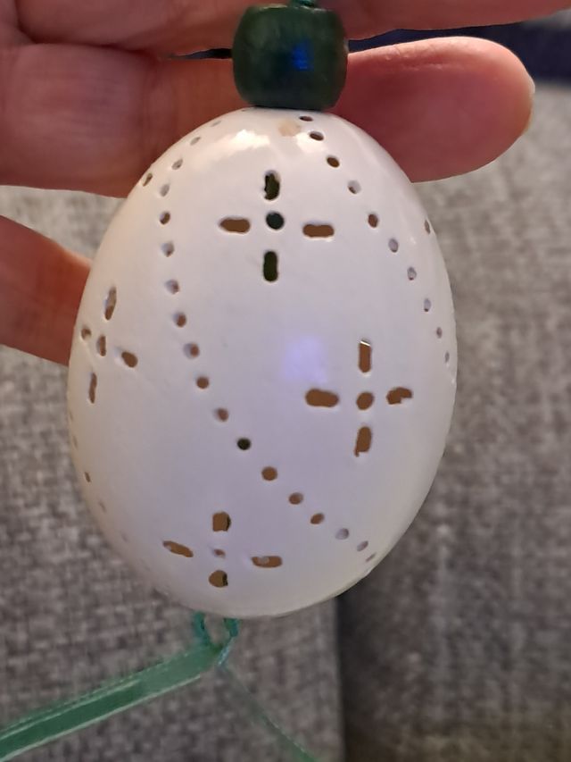 Huevo pato perforado