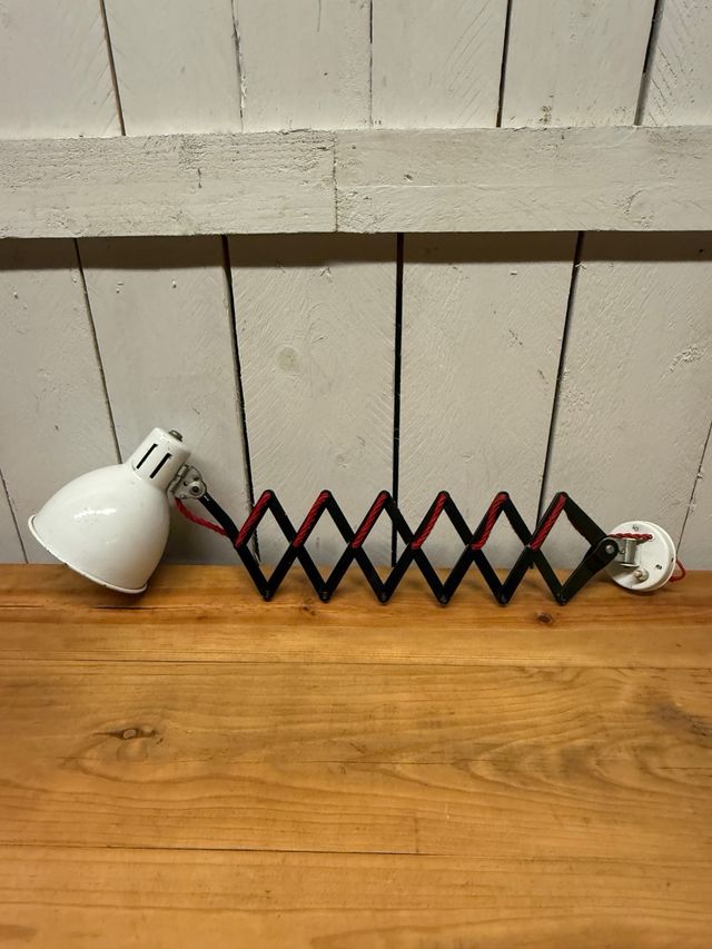 Candeeiro articulado de parede vintage