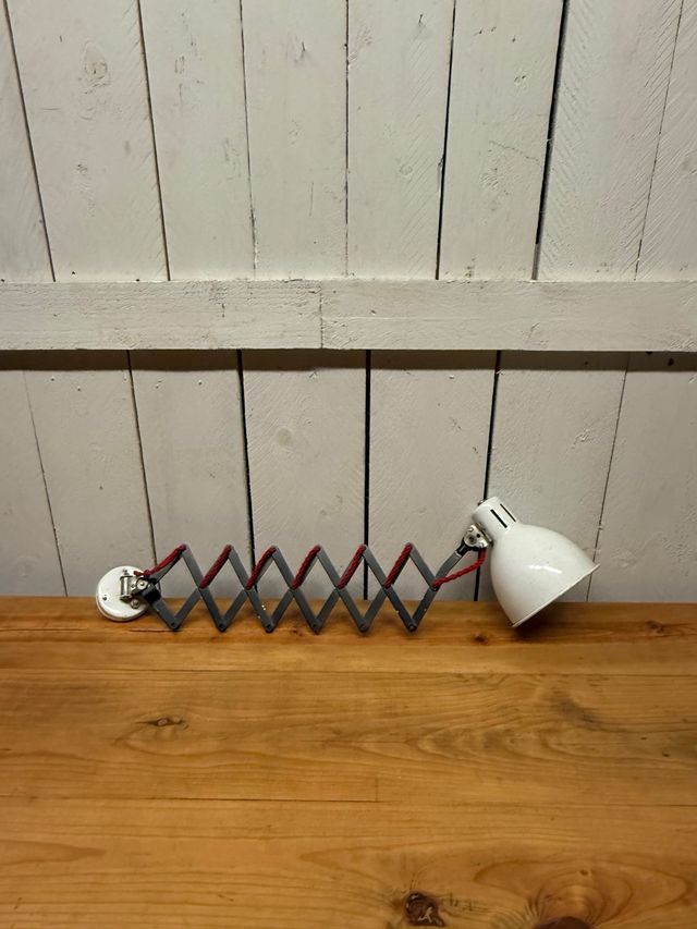 Candeeiro articulado de parede vintage