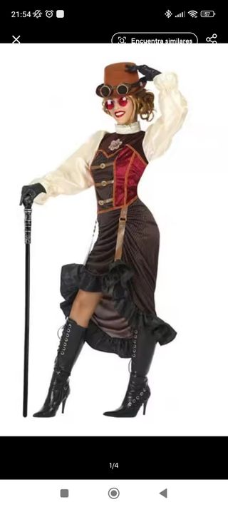 Disfraz Steamkpunk Mujer 