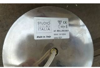 COPPIA LAMPADE SOSPENSIONE STUDIO ITA