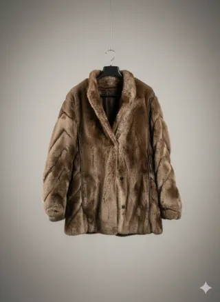 ABRIGO DE PELO DE SEÑORA