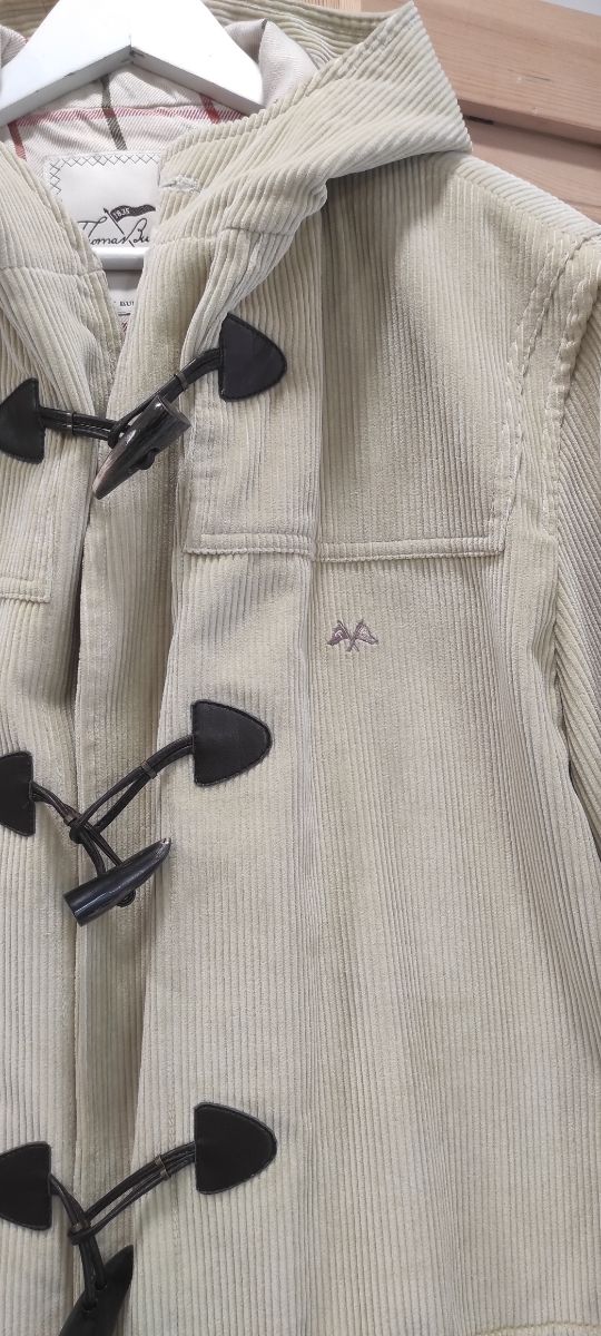 Cappotto Thomas Burberry in velluto a coste